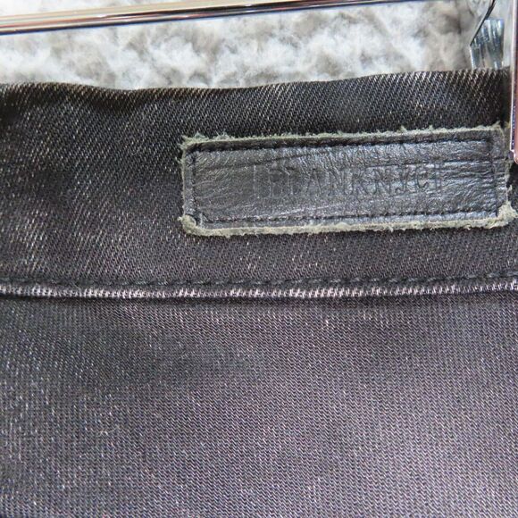 Blank NYC Jeans Women 26 Black Denim Classic Skinny Leg Mid Rise Stretch Studded - Picture 5 of 11